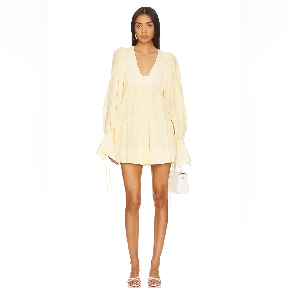 Shona Joy Limon Mini Dress in Lemonade